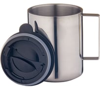 Кружка изотермическая с крышкой TOURIST «Дружба» 400 мл, нерж. сталь, ДК-572