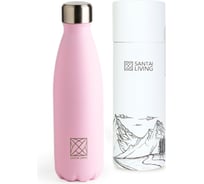 Термокружка-термос Santai Living EVERYDAY, из стали, 500 мл, розовая SL-8618-20