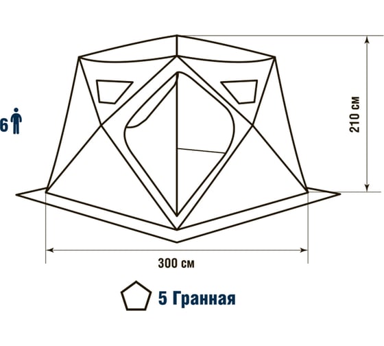 Палатка HIGASHI Chum 01399
