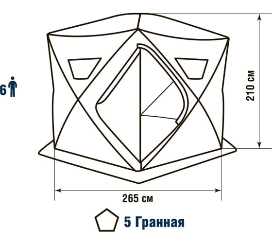 Палатка HIGASHI Penta 01392