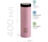 Термокружка Santai Living To-Go 360 из стали, 450 мл, розовая SL-8618-45 4