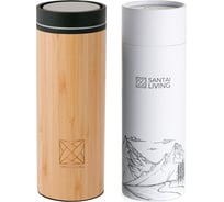 Термокружка Santai Living To-Go 360 из бамбука и стали, 400 мл, в тубусе SL-8618-29