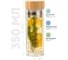 Термокружка Santai Living ECO GLASS из стекла с бамбуковой крышкой и заварником, 350 мл SL-8618-41 2