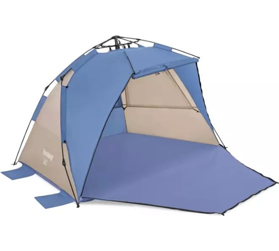Палатка 4-местная BestWay Beach Dome 4 Tent (107+127см)x240x125см, 190Т polyester PU, 600мм, 110гр/м2 PE 68144 BW