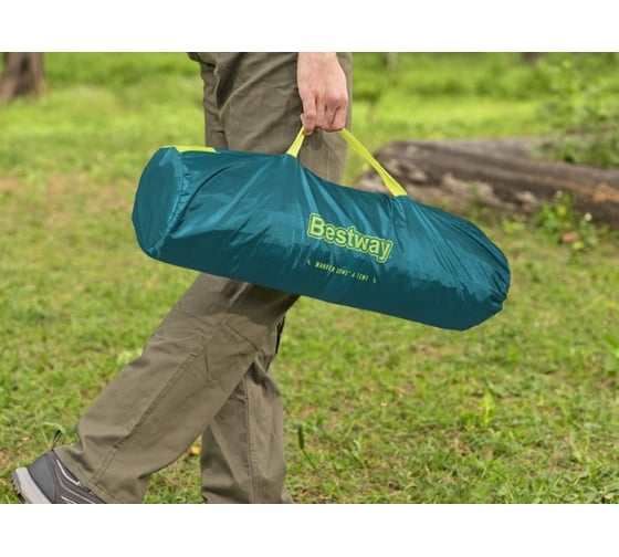 Палатка 4-местная BestWay Wander Dome 4 Tent 240x200x135см, полиэстер 190Т, 600мм, 110гр/м2 PE 68143 BW