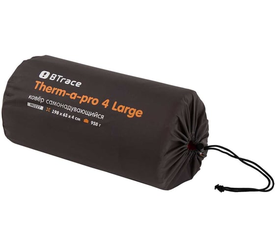 Ковер самонадувающийся Btrace Therm-a-Pro 4 Large 198х63х3.8 см, оранжевый M0227