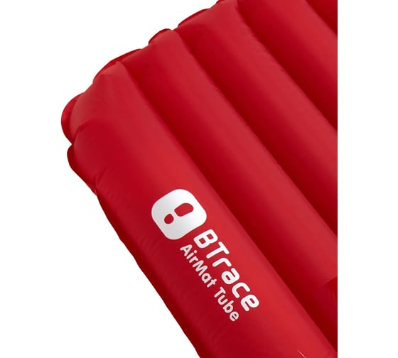 Ковер надувной утеплённый Btrace AirMat Tube красный M0229