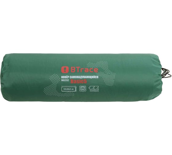 Ковер самонадувающийся Btrace Basic 5, 192x66x5 см, зеленый M0202