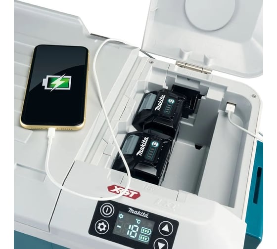 Холодильник с подогревом Makita 50л CW002GZ01