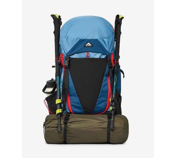 Рюкзак Berger Hiking Cliff BHC25BP-01, серо-голубой, 45+10 л ЦБ-00003905
