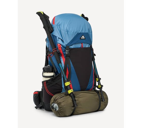 Рюкзак Berger Hiking Cliff BHC25BP-01, серо-голубой, 45+10 л ЦБ-00003905
