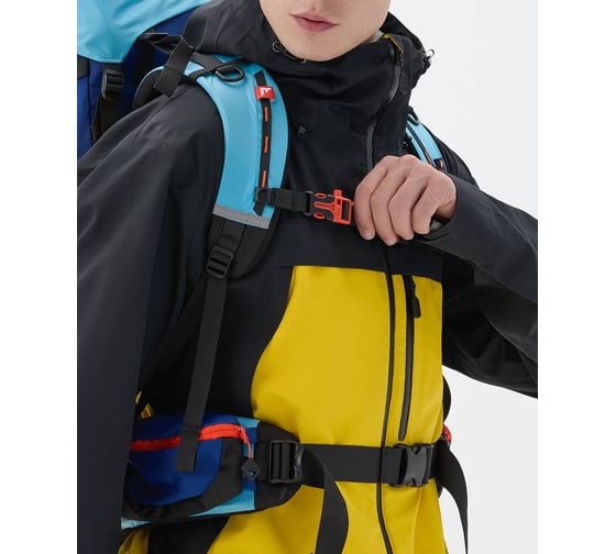 Рюкзак Berger Hiking Ascent BHA25BP-02, голубой/синий, 55+10 л ЦБ-00003907