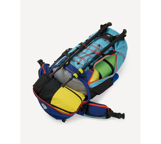 Рюкзак Berger Hiking Ascent BHA25BP-02, голубой/синий, 55+10 л ЦБ-00003907