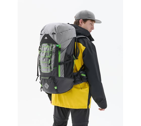 Рюкзак Berger Hiking Ascent BHA25BP-01, серый, 55+10 л ЦБ-00003906