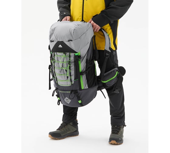 Рюкзак Berger Hiking Ascent BHA25BP-01, серый, 55+10 л ЦБ-00003906