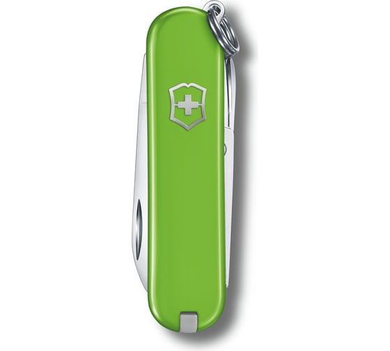 Нож-брелок Victorinox Classic SD Colors Smashed Avocado 58 мм, 7 функций, салатовый 0.6223.43G