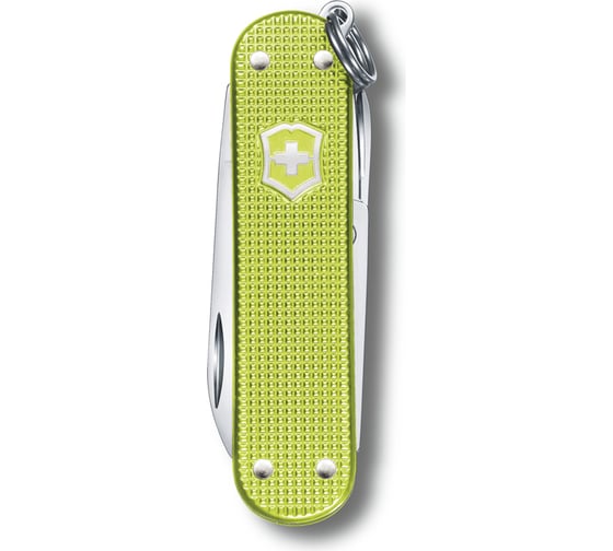 Нож-брелок Victorinox Classic SD Alox Colors Lime Twist 58 мм, 5 функций, светло-зелёный 0.6221.241G