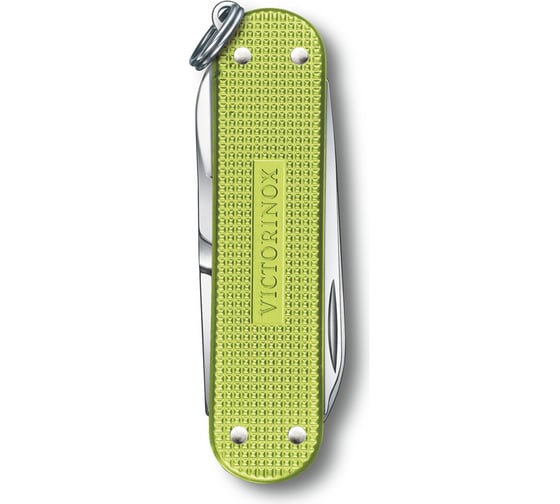 Нож-брелок Victorinox Classic SD Alox Colors Lime Twist 58 мм, 5 функций, светло-зелёный 0.6221.241G