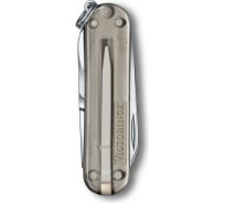 Нож-брелок Victorinox Classic SD Colors Mystical Morning 58 мм, 7 функций, серый 0.6223.T31G