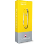 Нож-брелок Victorinox Classic SD Colors Sunny Side 58 мм, 7 функций, жёлтый 0.6223.8G