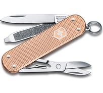 Нож-брелок Victorinox Classic SD Alox Colors Fresh Peach 58 мм, 5 функций, персиковый 0.6221.202G