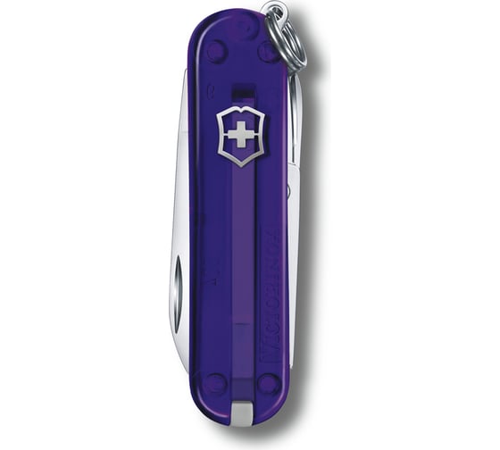 Нож-брелок Victorinox Classic SD Colors Persian Indigo 58 мм, 7 функций, индиго 0.6223.T29G