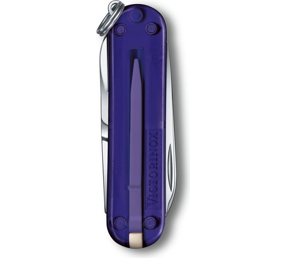 Нож-брелок Victorinox Classic SD Colors Persian Indigo 58 мм, 7 функций, индиго 0.6223.T29G