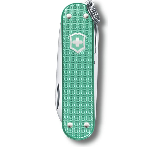 Нож-брелок Victorinox Classic SD Alox Colors Minty Mint 58 мм, 5 функций, мятный 0.6221.221G
