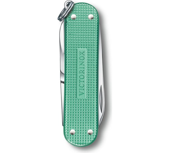 Нож-брелок Victorinox Classic SD Alox Colors Minty Mint 58 мм, 5 функций, мятный 0.6221.221G