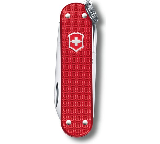 Нож-брелок Victorinox Classic SD Alox Colors Sweet Berry 58 мм, 5 функций, красный 0.6221.201G