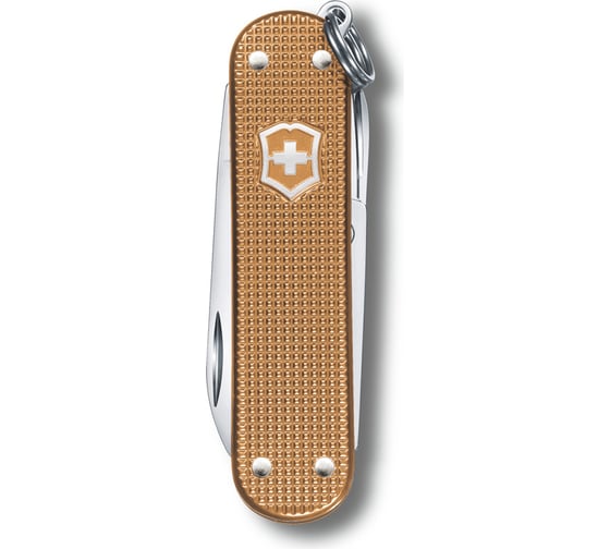 Нож-брелок Victorinox Classic SD Alox Colors Wet Sand 58 мм, 5 функций, песочный 0.6221.255G