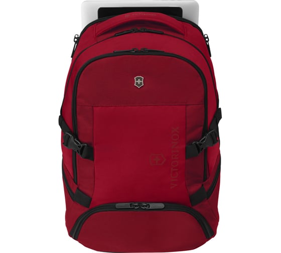 Рюкзак Victorinox VX Sport Evo Deluxe Backpack красный, полиэстер, 35x25x48 см, 28 л 611417