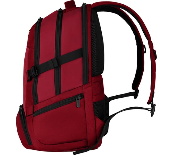 Рюкзак Victorinox VX Sport Evo Deluxe Backpack красный, полиэстер, 35x25x48 см, 28 л 611417