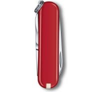 Нож-брелок Victorinox Classic Style Icon 58 мм, 7 функций красный 0.6223.G
