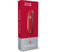 Нож-брелок Victorinox Classic Style Icon 58 мм, 7 функций красный 0.6223.G