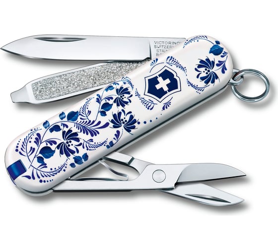 Нож-брелок Victorinox Classic Porcelain Elegance 58 мм, 7 функций 0.6223.L2110