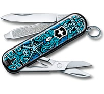 Нож-брелок Victorinox Classic Ocean Life 58 мм, 7 функций 0.6223.L2108