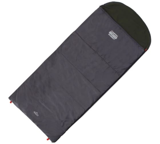 Спальник Maclay 2-х слойный, L одеяло+подголовник, 225х100, 200 гр, camping comfort summer 6478990