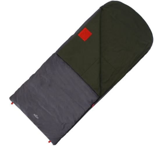Спальник Maclay 2-х слойный, L одеяло+подголовник, 225х100, 200 гр, camping comfort summer 6478990