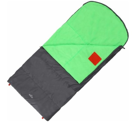 Спальник Maclay 2-х слойное, R одеяло+подголовник, 210х100, 200 гр, camping comfort summer 6478989