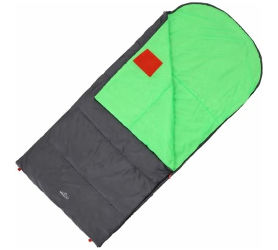 Спальник Maclay 2-х слойное, L одеяло+подголовник, 210х100, 200 гр, camping comfort summer 6478988