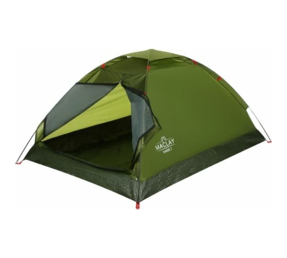 Треккинговая палатка Maclay SANDE 3 размер 205х180х120 см, 3-х местная 5385294