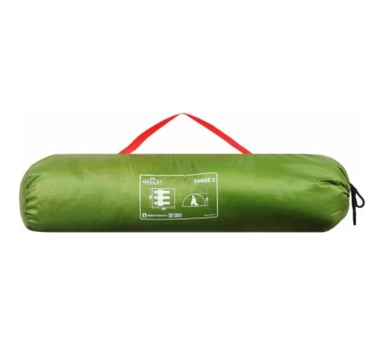 Треккинговая палатка Maclay SANDE 3 размер 205х180х120 см, 3-х местная 5385294