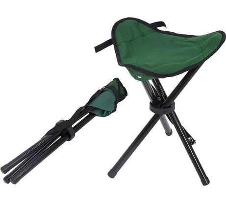 Складной стульчик Ecos DW-1001C треугольный, зеленый 993074