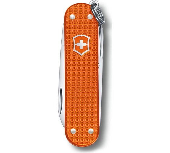 Нож-брелок Victorinox Classic Alox LE 2021, 58 мм 5 функций, алюминиевая рукоять, оранжевый 0.6221.L21
