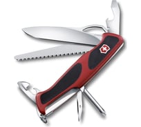 Нож Victorinox RangerGrip 78, 130 мм, 12 функций, красный с черным 0.9663.MC