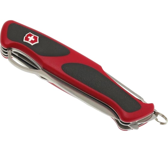 Нож Victorinox RangerGrip 78, 130 мм, 12 функций, красный с черным 0.9663.MC