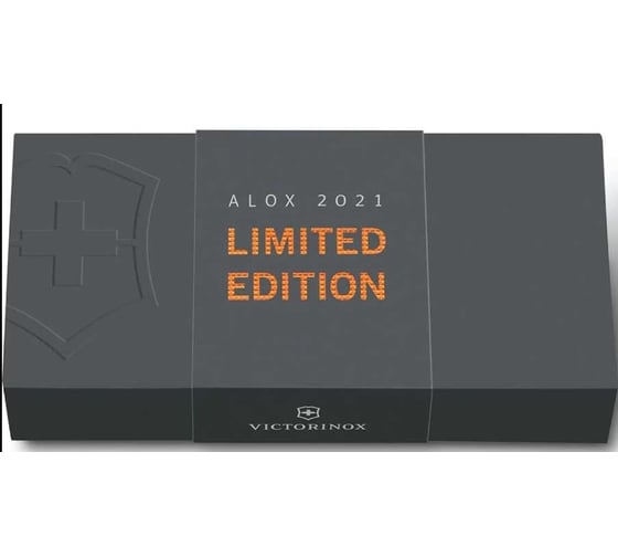Нож Victorinox Hunter Pro Alox LE 2021 130 мм, 4 функции, алюминиевая рукоять, оранжевый 0.9415.L21
