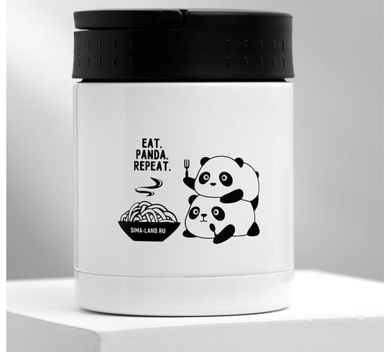 Термос для еды SVOBODA VOLI Eat.Panda.Repeat, 400 мл 5214608 1