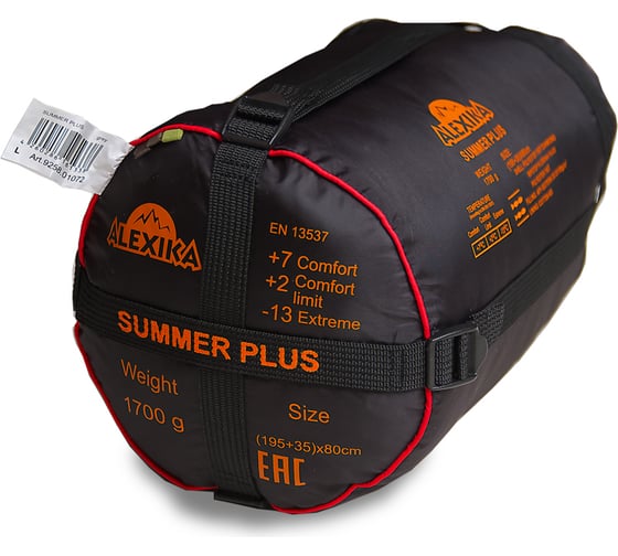 Спальный мешок с левой молнией Alexika SUMMER Plus 9258.01072